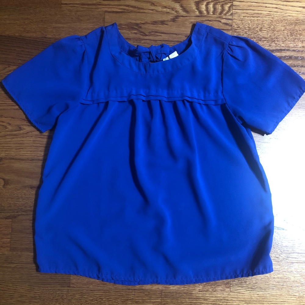 Royal Blue flare top